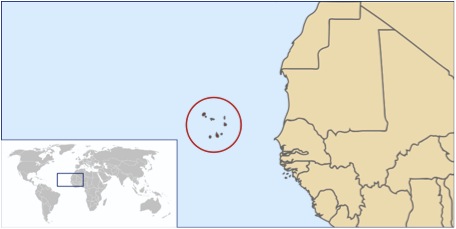 Kaartje Kaapverdië